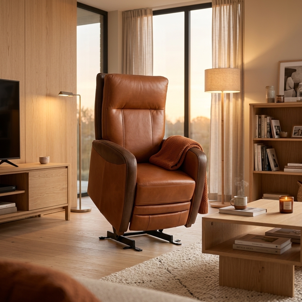 Klassiek interieur met de comfortabele Senioren Stoel Movie