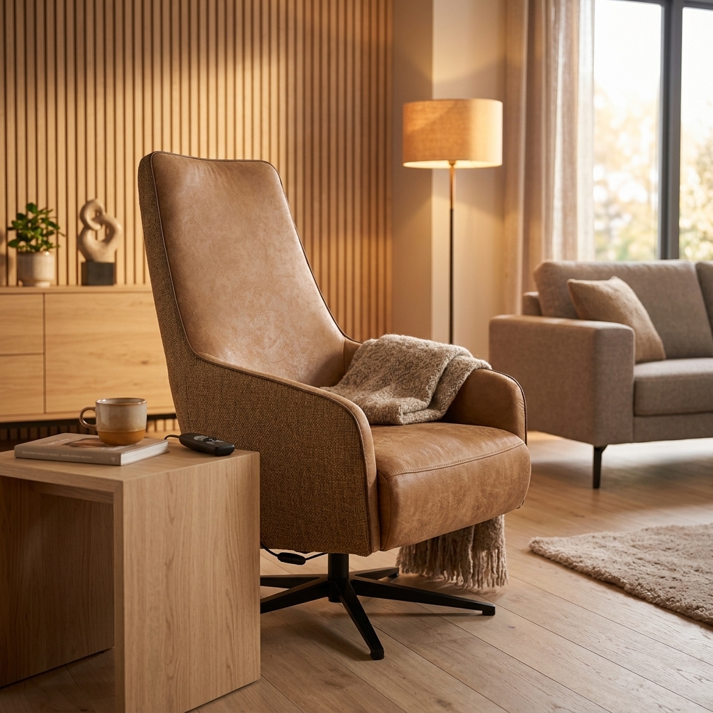 Sfeervol interieur met de Sta-op Stoel Ravi