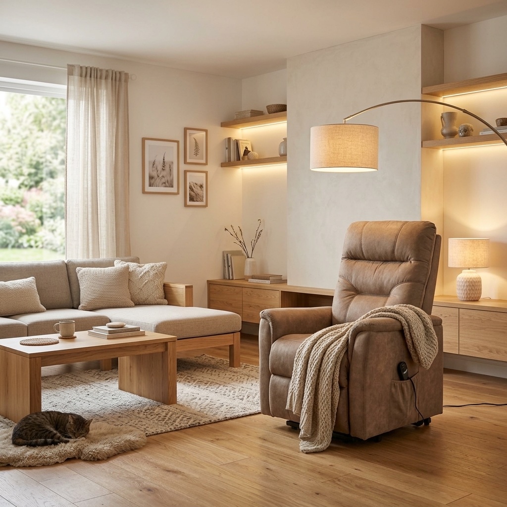 Sfeervol interieur met de comfortabele Sta-op Stoel Dordrecht